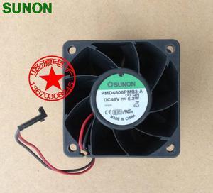 For Sunon fan 6038 48V 6.2W PMD4806PMB3-A 2 -line axial cooling fans