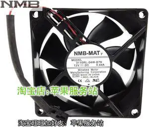 For NMB 3110RL-04W-B79 8025 DC12V 0.44A Server Cooling Axial fan