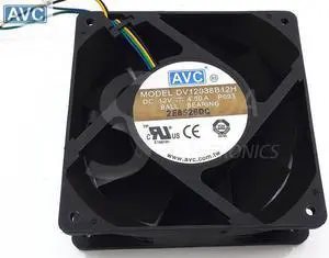 For AVC DV12038B12H 12038 120mm 12cm 12V 4.5A high speed server inverter axial cooling fans cooler
