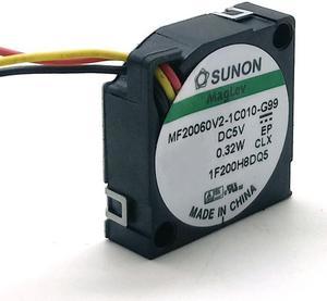MF20060V2-1C010-G99 DC 5V 0.32W 2cm 20x20x6mm Mini DC Blower Fan for Sunon