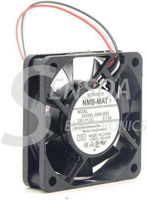 For NMB 2406KL-05W-B59 dc 24V 0.13A 6cm 6015 60*60*15 MM 3 wires converter cooling fan