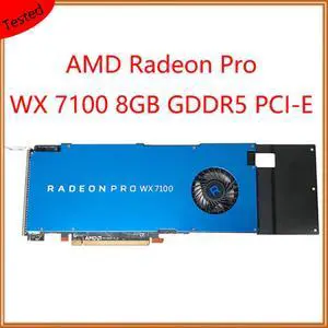 Radeon pro wx 7100 8gb gddr5 pci-e placa gráfica da estação de trabalho 100% para amd cartão de computação profissional