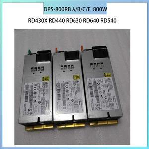 DPS-800RB A/B/C/E for LENOVO RD430X RD440 RD630 RD640 RD540 800W Server Power Supply