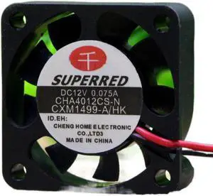 Superred Superred CHA4012CS-N 4010 12V 0.075A 4CM Ultra-Quiet Fan Superred Superred CHA4012CS-N 4010 12V 0.075A 4CM Ultra-Quiet Fan