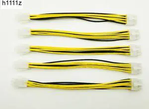 5PCS 20cm ATX 4Pin Female To 8Pin Male EPS Power Cable Adapter CPU Power Supply Converter Cable Convertor For BTC Miner Mining