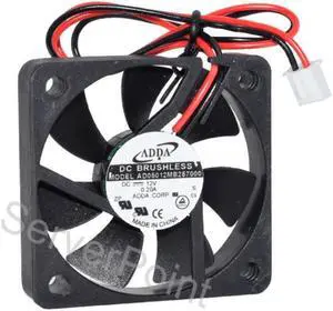 For ADDA AD05012MB257000 50*50*25MM DC12V 0.20A 2-Pin Square Cooling Fan