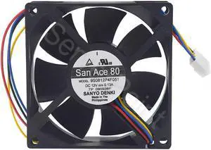 For 8025 8CM 4 wire PWM ultra-quiet chassis fan 9S0812P4F051 12V 0.13A