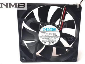 For NMB 4710KL-04W-B39 12025 120mm 12cm DC 12V 0.36A Server Square Fan 3-wire 120x120x25mm