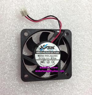 ! and XFAN 40*40*10mm fan RDL4010S5 4cm 5V 0.13A 2wires,in stock~