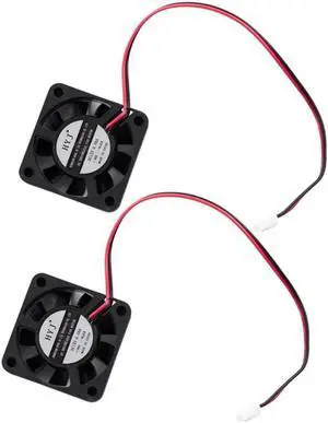 2X DC 12V 0.1A 2 Pin PC Case CPU Cooler Cooling Fan 40mm x 40mm x 10mm