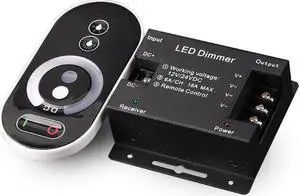 12V Dimmer Dimmer LED Controller DC24V 432W Dimmer 6A/CH RF Touch Remote Control  For Lamp Bulb Strip Driver Single Color Light