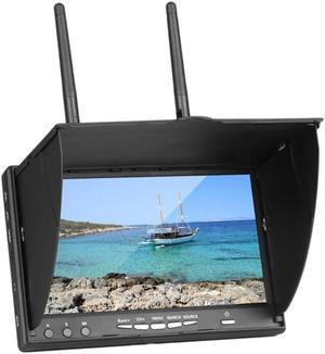 DIY FPV Monitor 5.8Ghz 5 Bands 40Channels 7Inch LCD Screen Receiver Monitor for FPV Drone Quadcopter Diversity Receiver