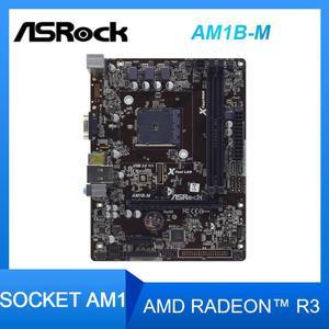 Socket AM1 Motherboard For ASRock AM1B-M Motherboard DDR3 PCI-E 2.0 SATA 3 USB3.0 VGA Micro ATX For MD A-Series and E-Series