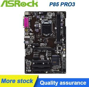 Motherboard LGA1150 DDR3 For ASRock P85 PRO3 USB3.0 PCI-E 3.0 USB3.0 SATA3  ATX intel B85 Motherboard For intel Xeon E3-1285L v3