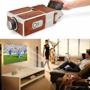 Smartphone Projector DIY Phone Portable Home Cinema TV Screen for iPhone Samsung