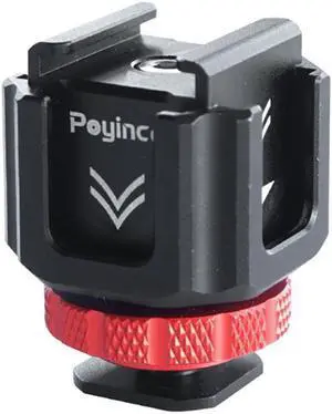 Five-Head Cold Shoe Mount Extension Bracket Base Camera Fill Light Mic Monitor Flash Adapter