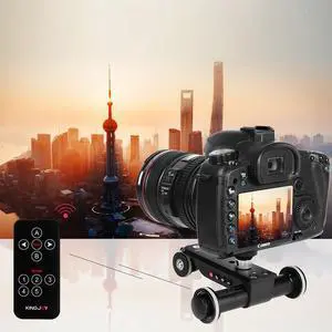 PPL-06SPRO Electric Auto Dolly Camera Car with Remote Control for Mobil Phone Dslr Camera