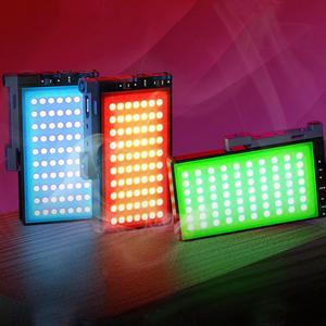 RGB Video Light Portable Photography Fill Light 2500-8500k Dimmable Panel Light