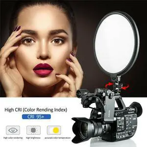 PRO Viltrox 25W Dimmable Fill Light LCD 140 LED Photo Studio Camera Video Lamp
