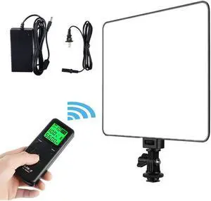 Viltrox 2.4G 30W Ultra-Thin 192 LED LCD Video Fill Light Panel Kit with Remote Controller