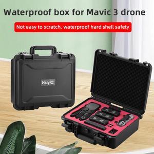Waterproof Hard Shell Case for Mavic 3 Drone Portable Handbag Carrying Case for Mavic 3 Drones and Accessories
