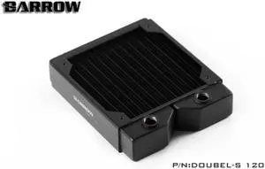 Barrow (Thick 34mm) Doubel-s 120MM series radiator high-density dual-wave copper water cooling row 120MM