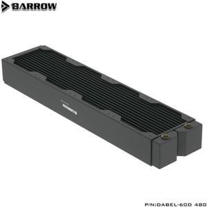 Barrow Thick 60mmDabel-60d 480MM series Radiator High-density single-wave copper water cooling row 480MM