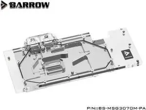 Barrow BS-MSG3070M-PA MSI Magic Dragon RTX3070 Full Coverage Graphics Cooling Head Radiator