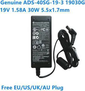 19V 1.58A ADS-40SG-19-3 APD DA-30D19 AC Power Adapter For ACER S220HQL S190WL LED Monitor Laptop Power Supply Charger