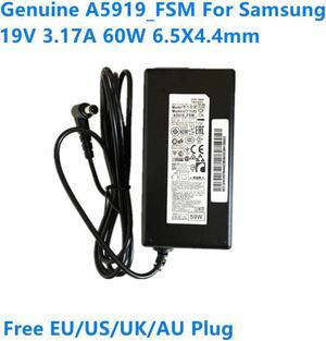 19V 3.17A 59W 60W 6.5X4.4mm UE32J4000 A5919_FSM AC Adapter For Samsung TV MONITOR UE32J4500 UE32J4510 32 TV UN32J5003AF