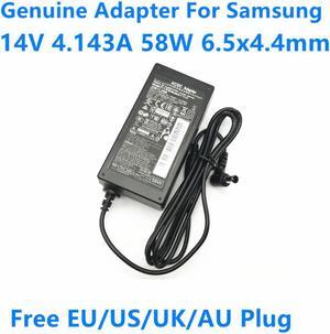14V 4.143A 58W A5814_DSM AC Adapter For SAMSUNG T24C550ND T27C730ND T28C570EN A5814-DSM LCD Monitor Power Supply Charger