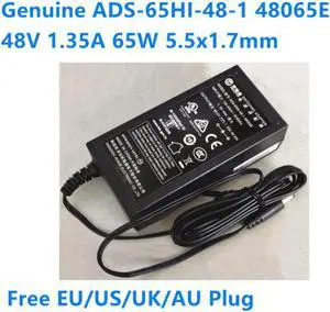 ADS-65HI-48-1 48V 1.35A 64.8W 65W 5.5x1.7mm HONOR AC Switching Adapter For Hikvision Video Recorder Power Supply Charger