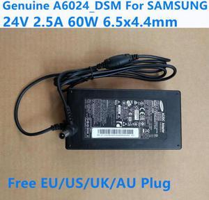 24V 2.5A 60W A6024_DSM A6024_FPN AC Adapter For SAMSUNG HW-J550 HW-J450 HW-F550 HW-J355 A6324_DSM BN44-00639A Charger