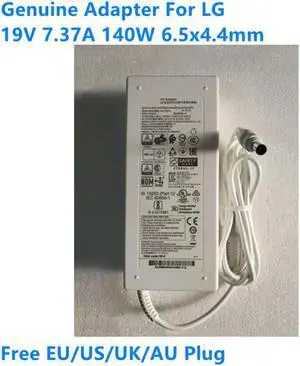 19V 7.37A 140W A16-140P1A LCAP31 for LG 34-Inch Ultra Wide QHD Monitor LED Adapter 27UD88-W 34UM9SP 34UM94 34UM95