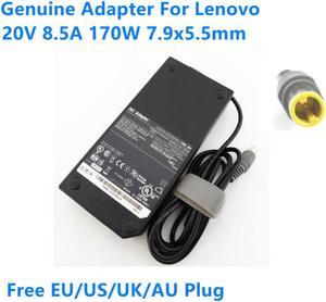 20V 8.5A 170W 7.9x5.5mm 45N0113 45N0115 45N0349 AC Adapter For Lenovo ThinkPad W520 W530 Laptop Charger Power Supply