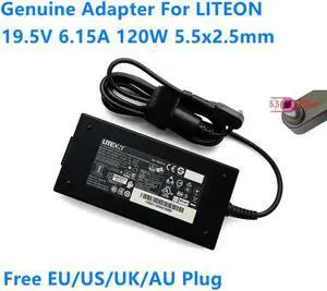 19.5V 6.15A 120W 5.5x2.5mm LITEON PA-1121-26 AC Adapter For Gaming Laptop Power Supply Charger