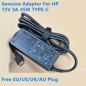 TPN-CA08 45W 15V 3A Type-C TPN-LA11 AC Adapter For HP 934739-850 5V 3A 9V 3A 12V 3A Laptop Power Supply Charger