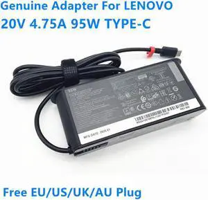 95W Charger 20V 4.75A /15V 3A /9V 3A /5V 3A For Lenovo ADLX95YCC3 AC Adapter Type C YOGA 14S THINKPAD X1 CARBON T470S