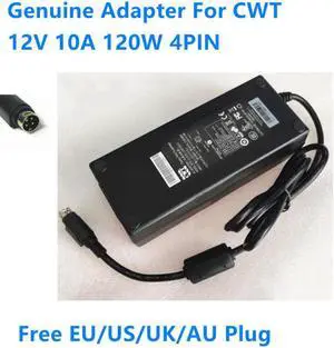 12V 10A 120W 4PIN CAD120121 2ABU120F AC Power Adapter For CWT Power Supply Charger