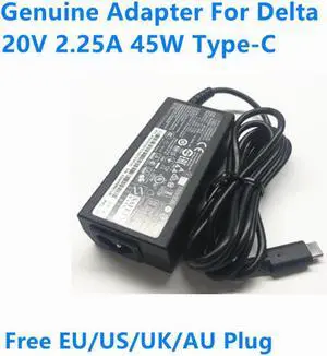 5V 2.25A 12V 2.25A 20V 2.25A 45W TYPE-C USB-C AC Adapter For Delta ADP-45PE B Laptop Power Supply Charger