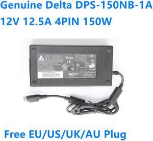 Delta DPS-150NB-1A 12V 12.5A 150W 4PIN AC Adapter For CIELO PX150 EPOS PP-9635 Fec Aerpos AP-3615 Power Supply Charger