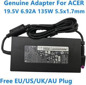 135W Laptop Charger 19.5V 6.92A 5.5x1.7mm DELTA ADP-135NB B AC Adapter For A18-135P1A ACER ASPIRE7 NITRO 5 AN515 SERIES