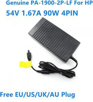 PA-1900-2P-LF 54V 1.67A 90W 4PIN AC Adapter For HP 5066-2164 HPE 2530 8G POE SWITCH J9774A J9982A 2930F 8G 2SFP Charger