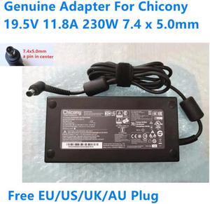 Chicony A12-230P1A 19.5V 11.8A 230W A230A004L AC Adapter For MSI GE73VR GT72S GE63VR GT72VR Laptop Power Supply Charger
