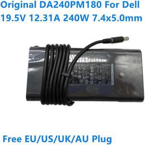DA240PM180 240W 19.5V 12.31A 0RYJJ9 LA240PM180 AC Power Adapter For DELL ALIENWARE M17X M18 M6500 Gaming Laptop Charger