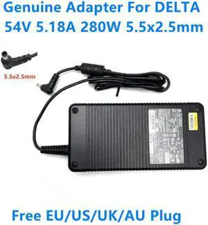 54V 5.18A 280W DELTA ADP-280BR B 740-066489 Power Supply AC Adapter For Juniper SRX320 Planet POE Charger