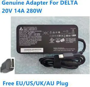 20V 14A 280W DELTA ADP-280BB B AC Power Adapter For MSI GE66 GE76 GP76 Chicony A18-280P1A Laptop Power Supply Charger