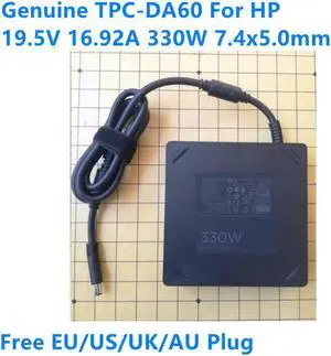 TPC-DA60 19.5V 16.92A 330W ADP-330BB BC 925142-850 AC Adapter For HP Omen Gaming Laptop Power Supply Charger