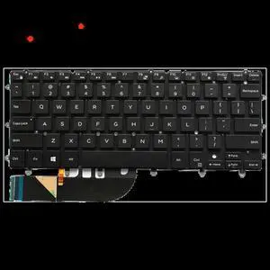 US Backlit for Dell Keyboard Notebook  13 7000 7347 7348 7352 7353 7359 15 7547 7548 9343 9350 9360 N7548 P54G P57G
