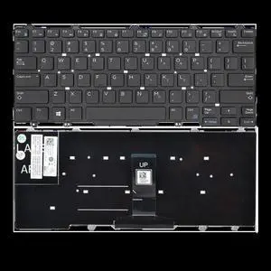 for Dell Notebook Keyboard Latitude 13 3340 3350 E5450 E5470 E7470 E7450 Replacement Dns Clevo Cheap Keyboard Packard Bell US